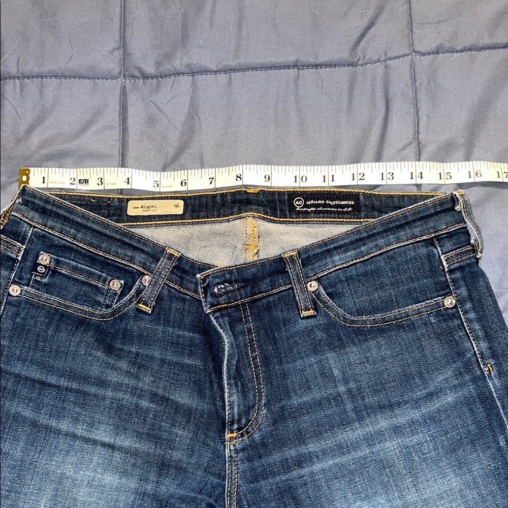 AG Adriano Goldschmied Dark Blue Flare Jeans - Picture 10 of 12